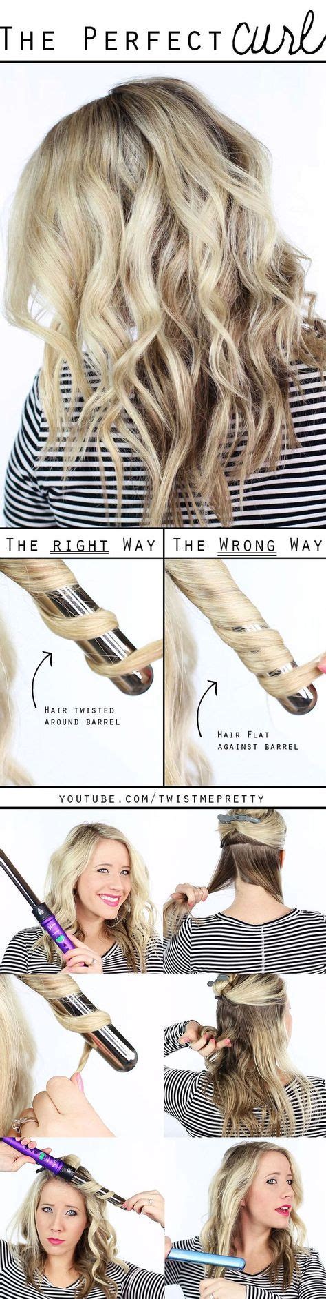 5 Hair Curling Wand Tutorials Curling Hair With Wand Hair Beauty