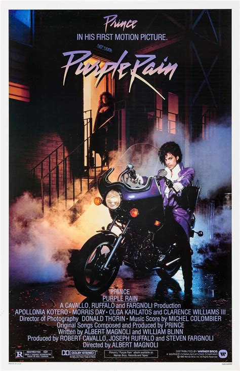 Purple Rain 1984 Movie Poster Sticker Die Cut Vinyl Decal Etsy