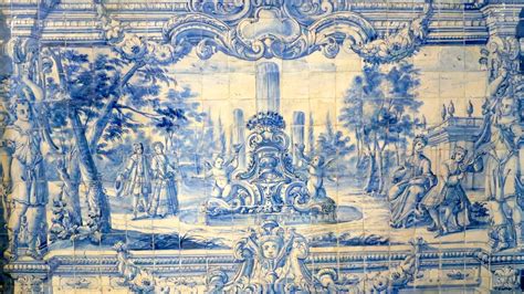 Cenas de vida palaciana no século XVIII representadas em azulejos