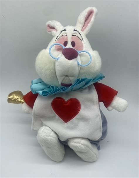 Disney Store Exclusive Alice In Wonderland White Rabbit 16 Plush Ebay