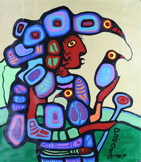 Norval Morrisseau Shaman Of The Bird 1981