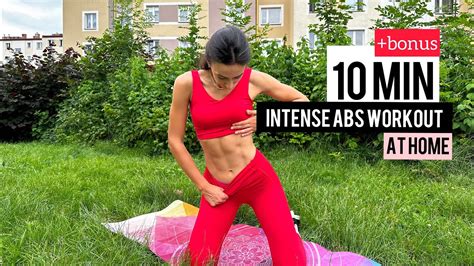 10 Min Intense Ab Workout At Home No Equipment Core Target Sixpack
