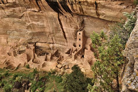 Square Tower House 2 Mesa Verde National Park Photograph By John
