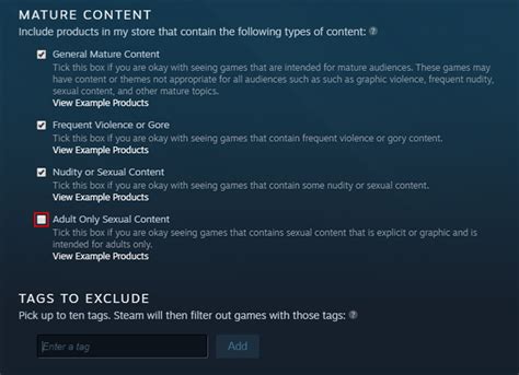 How To View Or Hide Adult Only Games On Steam Display Adult Only