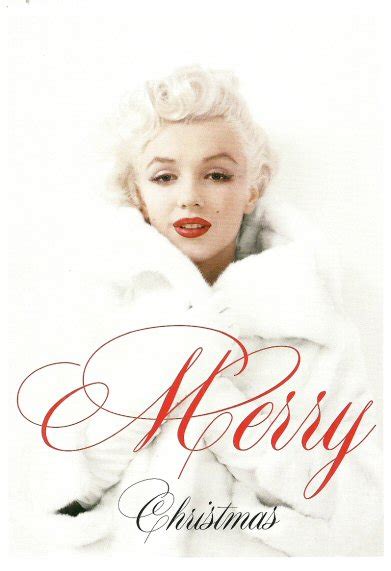 Kaart Marilyn Monroe Merry Christmas