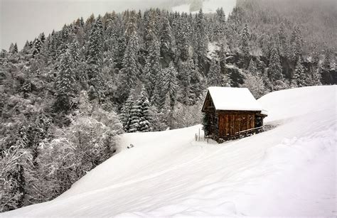 Das Haus Im Schnee Foto And Bild Landschaften Urlaub Wald Bilder Auf