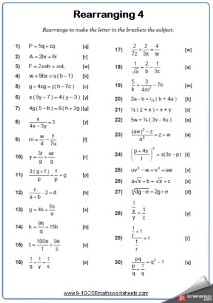 Preview of grade 7preview of grade 7. Algebra Worksheets For Grade 11