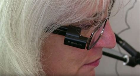 Device Worn On Eyeglasses Reads To Vision Impaired Medical Product