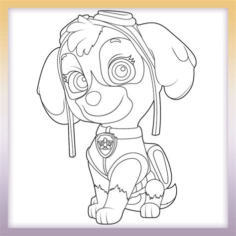 Skye Paw Patrol Coloring Pages Home Design Ideas