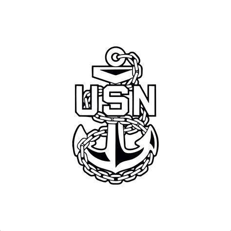 Us Navy Chiefs Anchors Svg Format Etsy