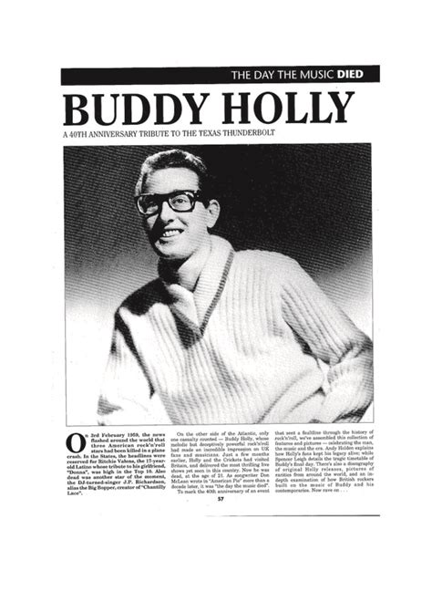 Record Collector 234 Feb 99 Buddy Holly The Day The Music Died