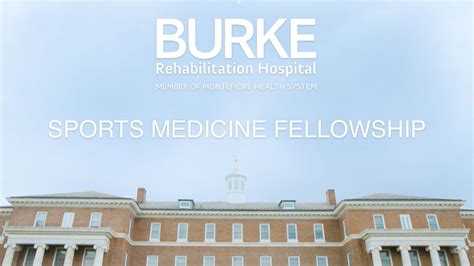 Our mission is to recruit and train the highest caliber physicians in sports medicine by providing an optimal training environment, which is fully accredited by the residency review committee's standards of the accreditation council for graduate medical education while length of fellowship: Burke Rehabilitation Hospital Sports Medicine Fellowship ...