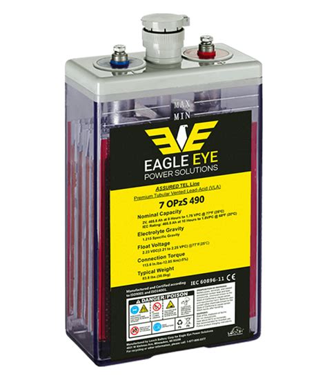 Flooded Lead Acid Opzs Batteries Eagle Eye Power Solutions