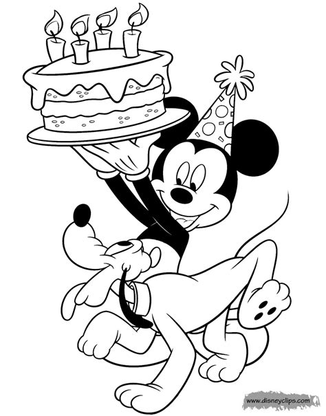 Just print it and have fun! Mickey Mouse & Friends Coloring Pages 6 | Disneyclips.com