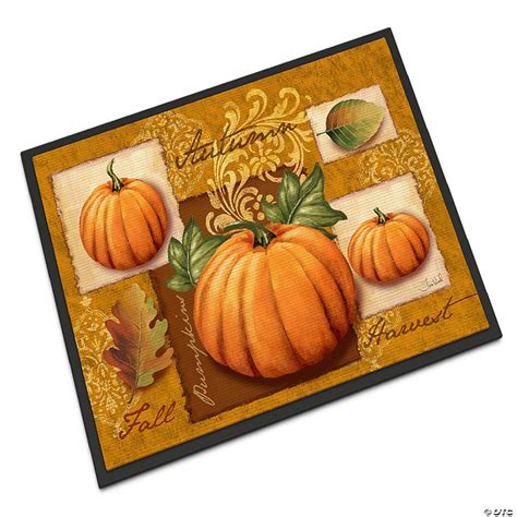 Carolines Treasures Fall Harvest Pumpkins Indoor Or Outdoor Mat 24x36