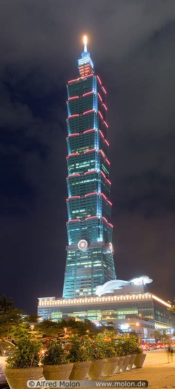 Photo Of Night View Of Taipei 101 Tower Taipei 101 By Night Taipei