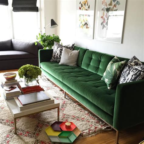 10 Green Sofas In Living Rooms