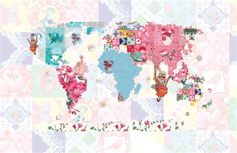 World Maps Childs World Map Wallpaper MAP758015 - Prime ...