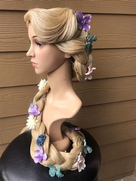 Rapunzel Wig Etsy Rapunzel Wig Wigs Rapunzel Braid