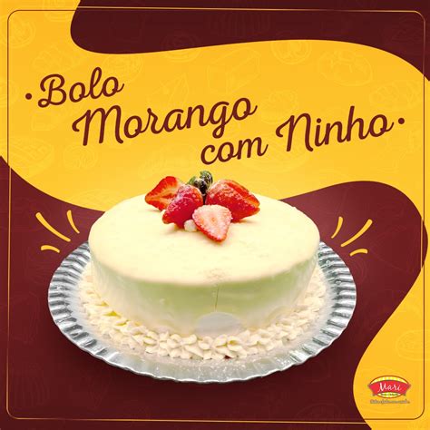 Bolo Morango Com Ninho ⋆ Mari Doces And Salgados