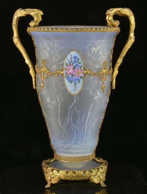 Czechoslovakia Art Glass Vase Art Glass Vase Antique Glass Vase