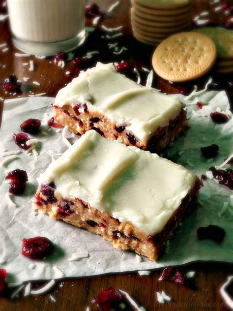 Secret Recipe Club No Bake Coconut Cranberry Bars With Galletas Maria