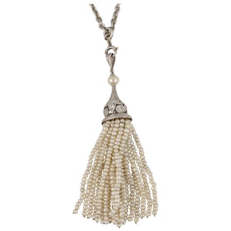 Natural Pearl Tassel At 1stdibs