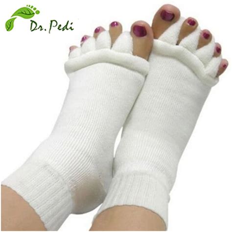 Toe Separator Yoga Socks Foot Massager Sleeping Health Bunion Corrector