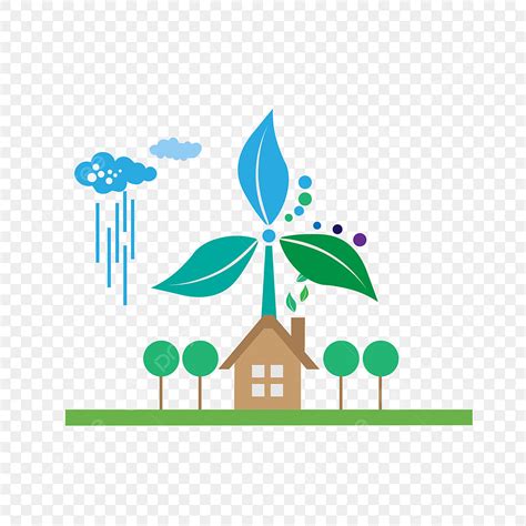 청정 에너지 친환경 풍차 풍력 환경 클린 에너지 환경 친화적 인 풍차 풍력 발전 Png 일러스트 및 벡터 에 대한 무료