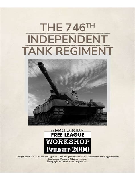 892077 746th Independent Tank Regiment Pdf Battalion Company