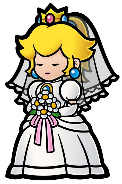 Wedding Peach Super Paper Mario By Fawfulthegreat64 On