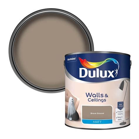 Dulux Brave Ground Matt Emulsion Paint 25l Homebase