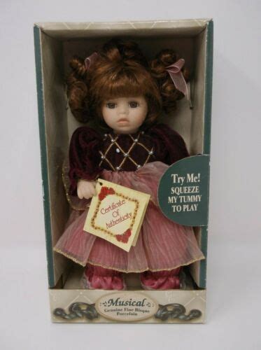 Dandee Collectors Choice Musical Genuine Fine Bisque Porcelain Doll 10 47475146185 Ebay
