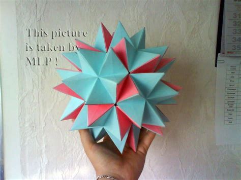 Origami Transforming Spike Ball Tutorial Origami