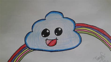 Como Desenhar Nuvem Kawaii Youtube