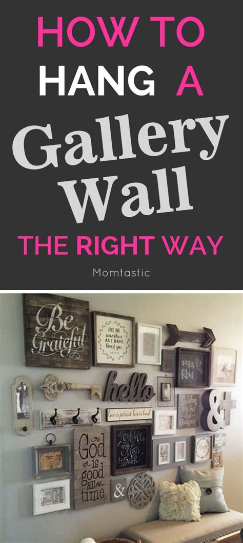 How To Hang A Gallery Wall The Right Way Home Decor Tips Gallery