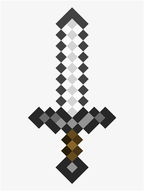 Iron Sword Png Minecraft This Sword Was Build Using Several Large Rectangular Figures Clipped