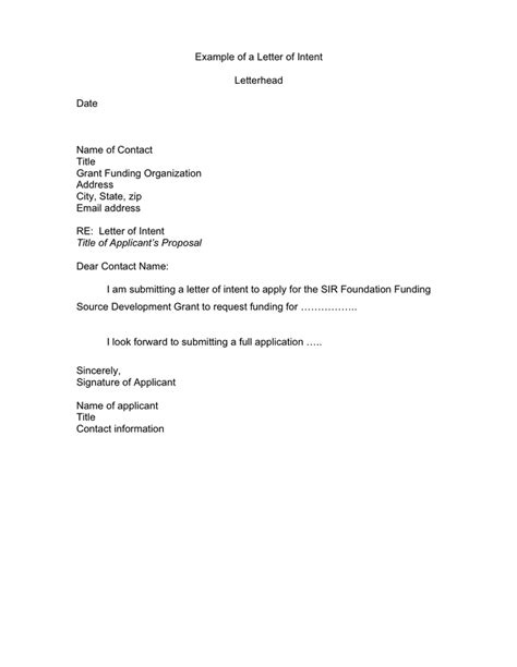 letter  intent template   documents   word  excel