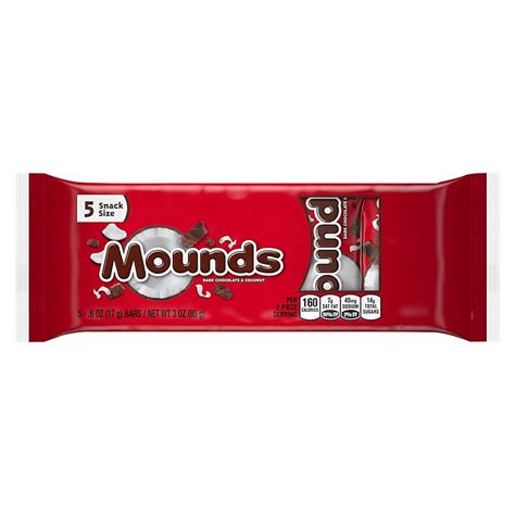 Mounds Dark Chocolate And Coconut Snack Size Candy Bars Shop Snacks