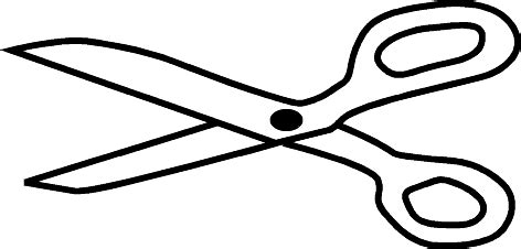 Scissors Coloring Page Sketch Coloring Page