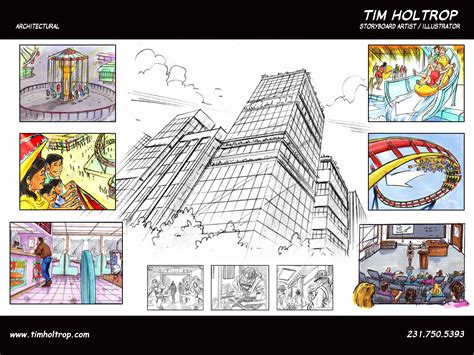 Tim Holtrop Storyboard Artist Illustrator Architectural