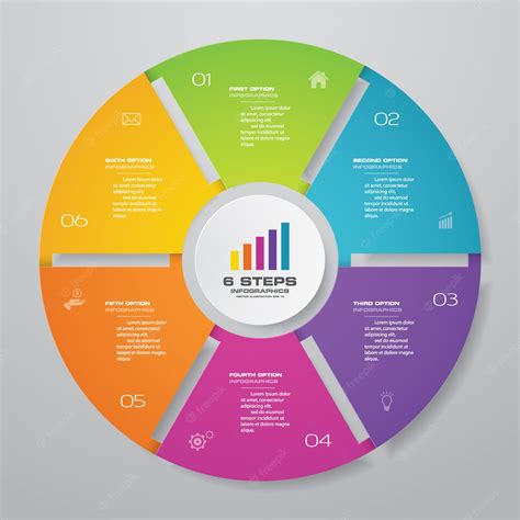 Premium Vector Cycle Chart Infographic Element