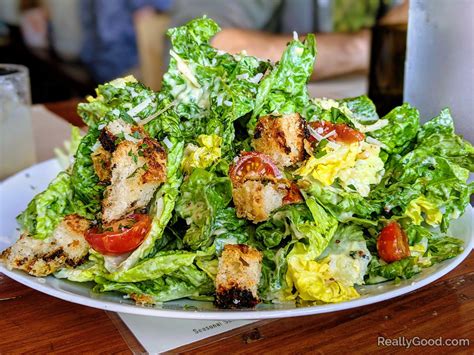 Caesar Salad At Brick Restaurant Caesar Salad Salad Ceasar Salad