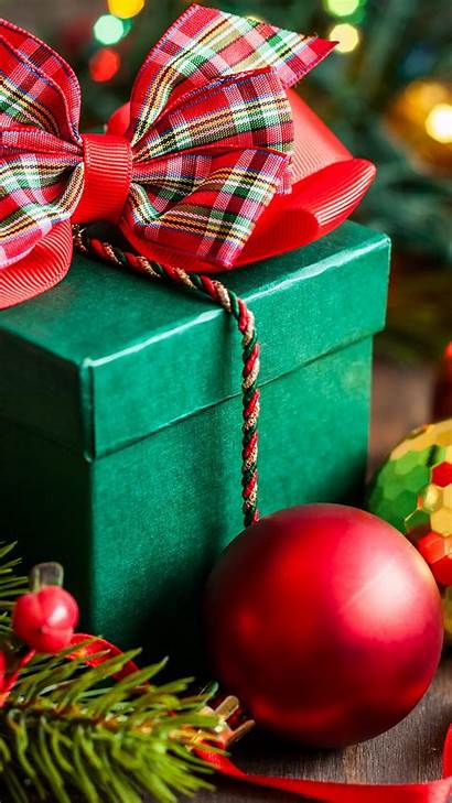 Christmas Gift Box Balls Decorations Tree Fir