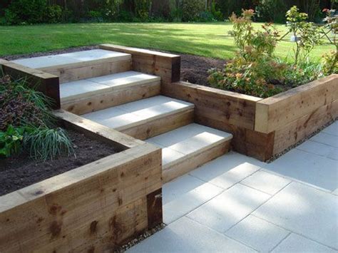 See more ideas about front yard landscaping yard landscaping backyard landscaping. garden design ideas using railway sleepers - Google Search ...