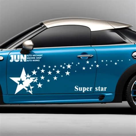 High Quality Decorative Car Body Stickerscustom Design Waterproof Car Modification Sticker