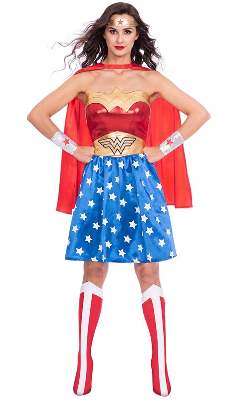 Wonder Woman Licens Kostum Til Kvinder Partydk