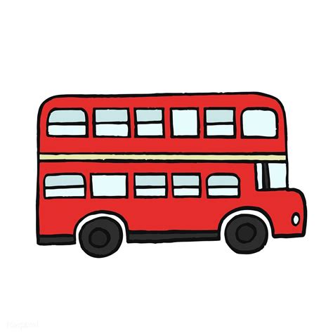 Red Double Decker London Bus Illustration Premium Image By Rawpixel