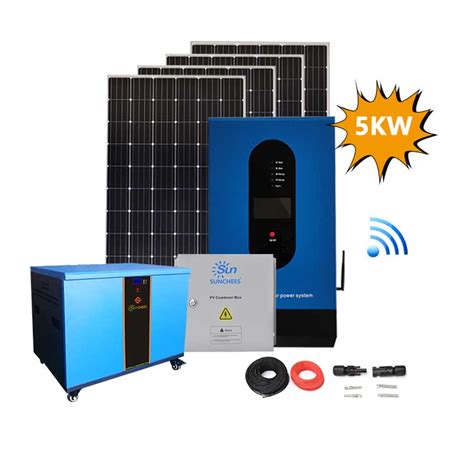Sunchees 5000 Watt Solar Generator Kit Solar Power Generator 5000w