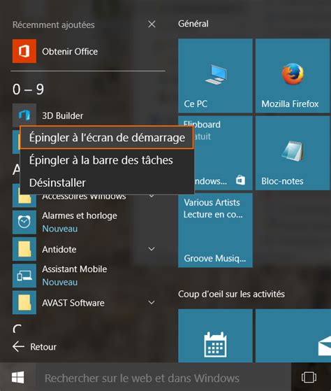 Windows 10 Astuces Pour Personnaliser Le Menu Démarrer Astuces It